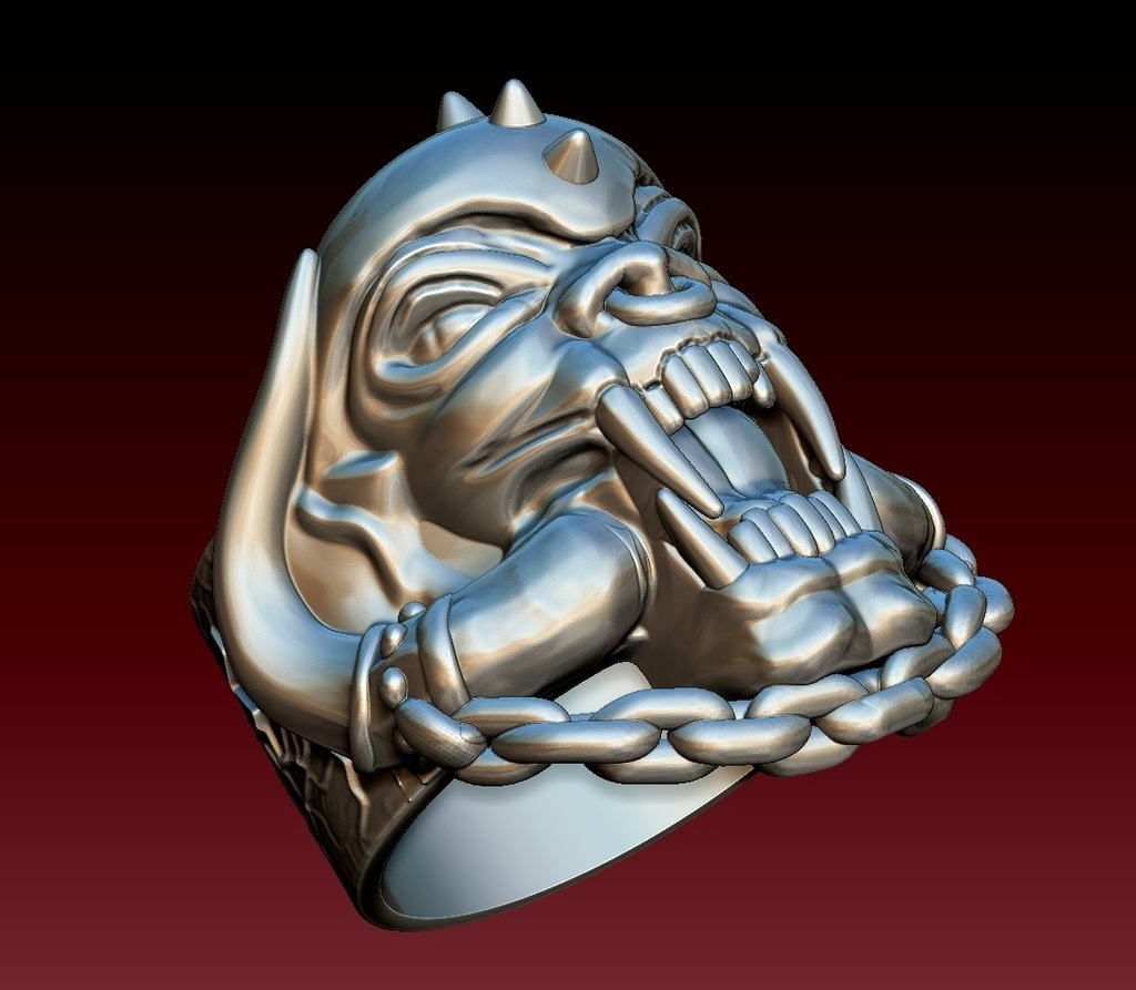 Free 3D file Anel Motorhead・3D print object to download・Cults