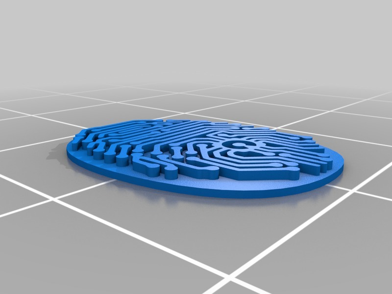 Free STL File Fingerprint For InMoov Robot Hand 3D Print Design To 