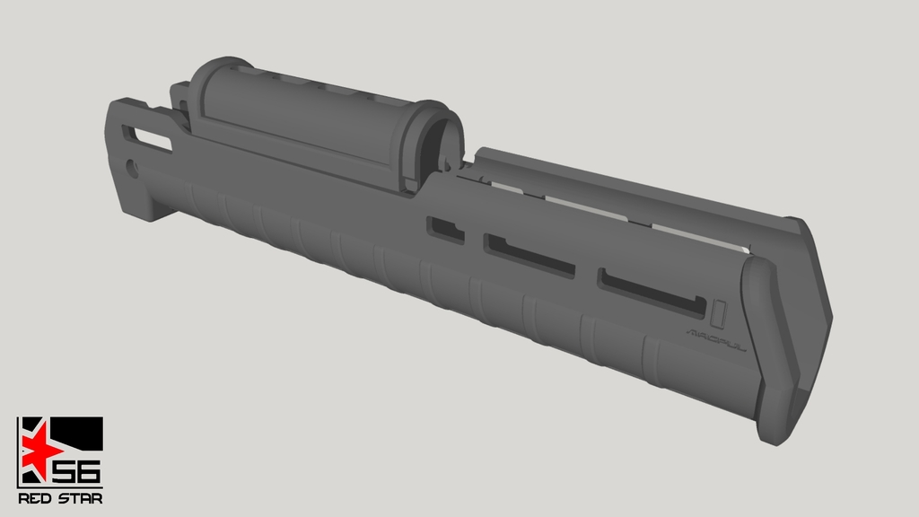 Archivo STL gratis Magpul Zhukov versión larga・Modelo imprimible en 3D ...
