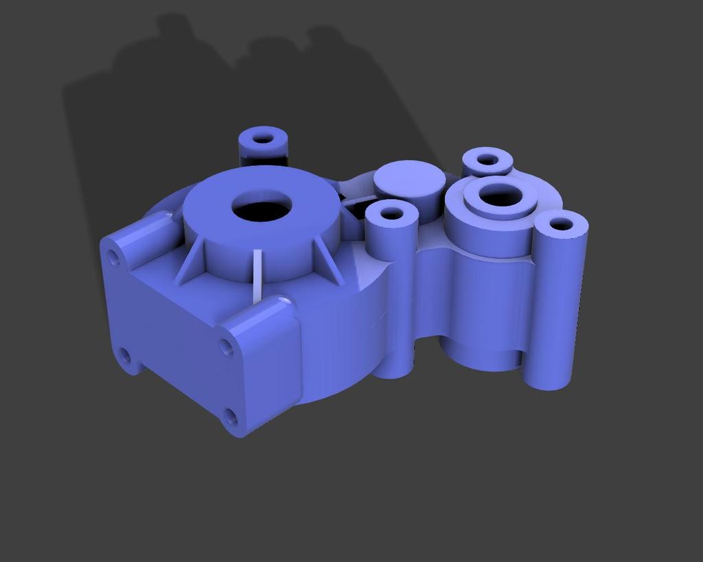 Free 3D file Axial 3 gear transmission to modify ⚙️・3D printing design ...