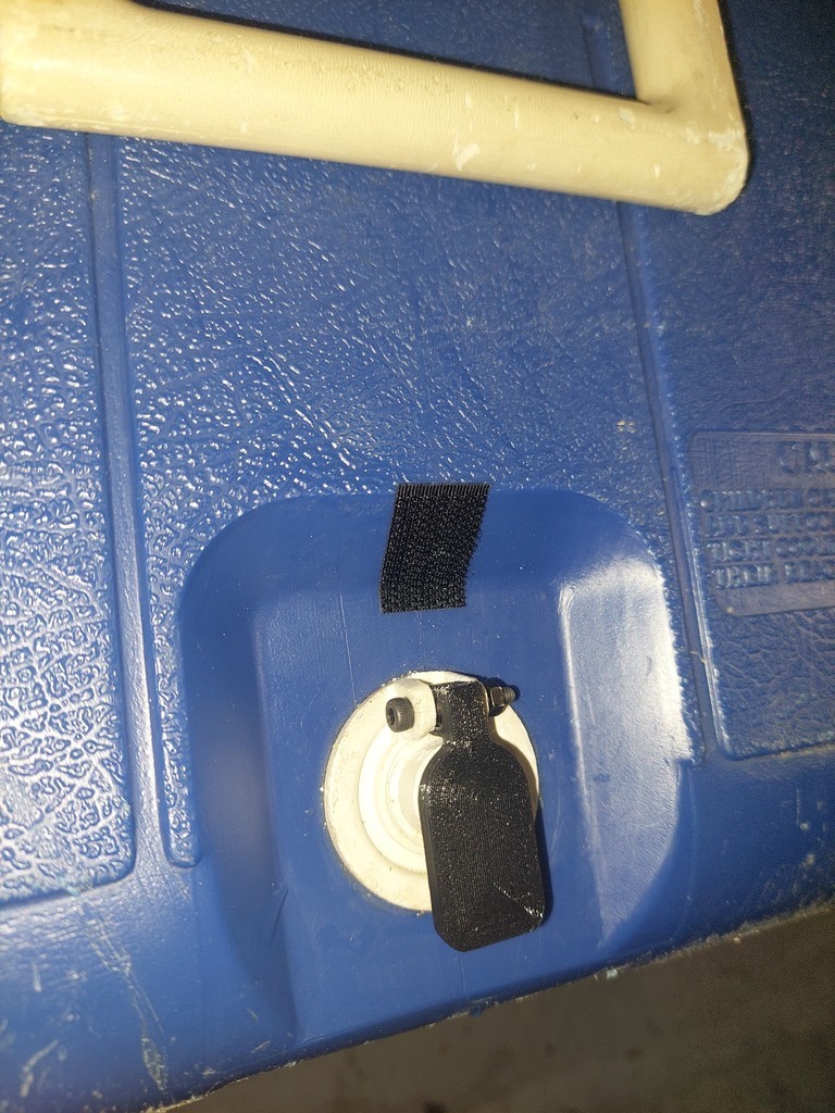 3D file Coleman Cooler Drain Plug Replacement・Design to download and 3D