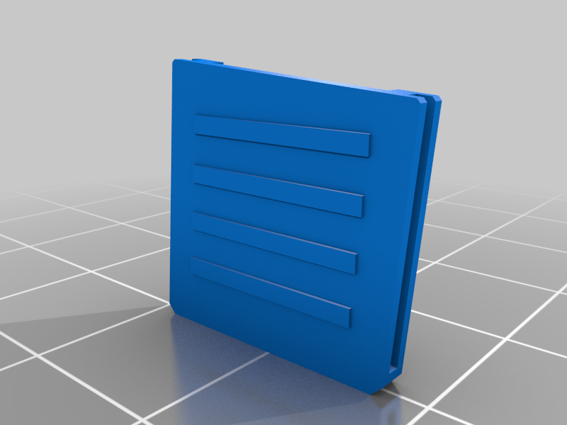 3D file Pittsburgh Caliper (Harbor Freight) Battery Cover・3D printable