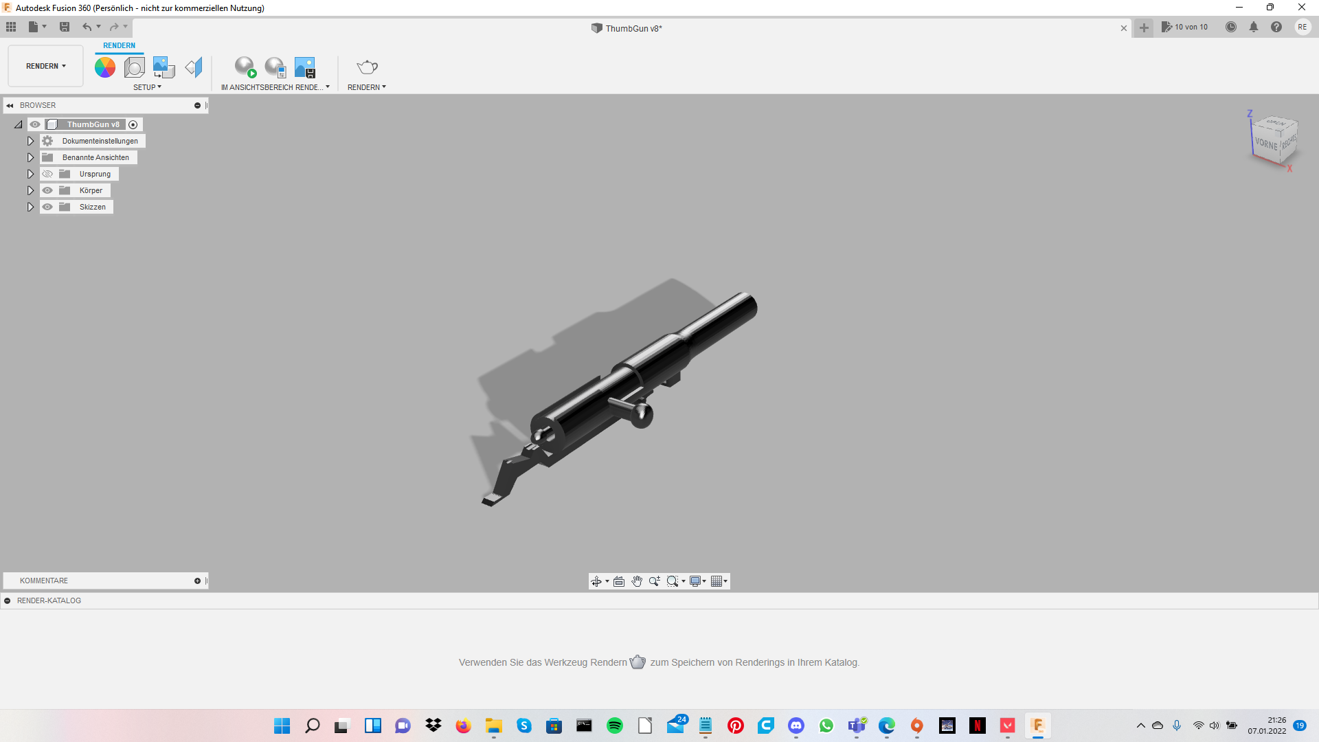 3D file ThumbGun・3D printable model to download・Cults
