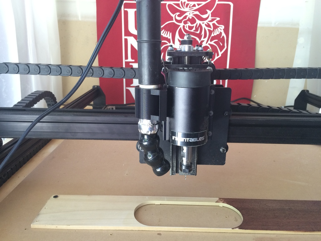 Free 3D file XCarve spindle dust collector mount・3D print object to
