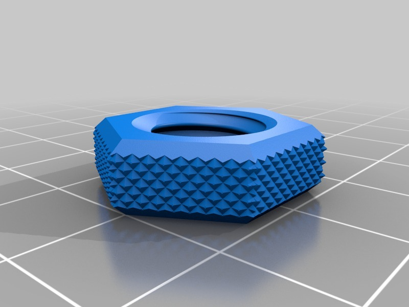 Free STL file Functional Knurled Bolt and Nut・Model to download and 3D