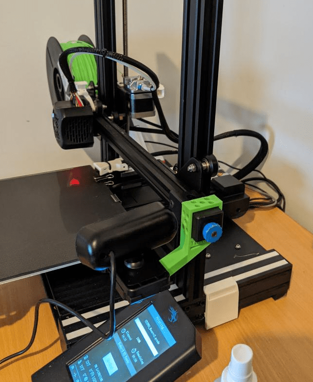 Free STL file Ender 3 V2 ZAxis Belt Tensioner Camera Mount・3D printer