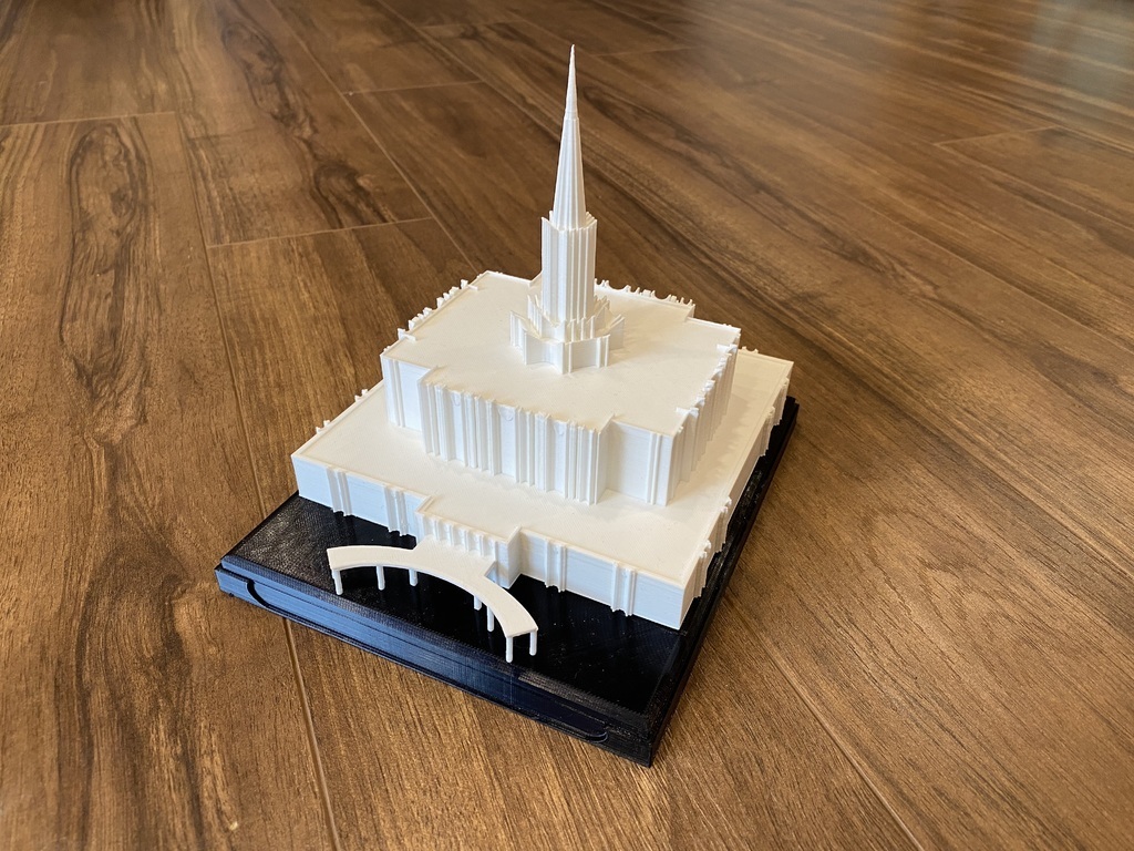 Free STL file Jordan River Utah Temple・3D printable design to download ...