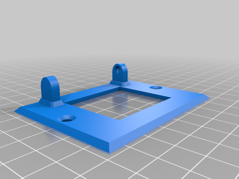 Free 3D file Missile Light Switch Cover UK Type double switch・3D