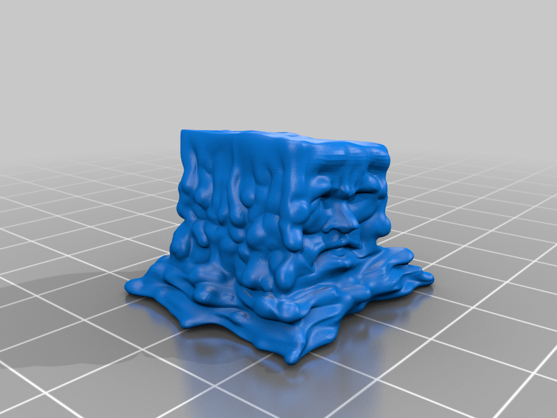 Free STL file Gelatinous Cube・Template to download and 3D print・Cults