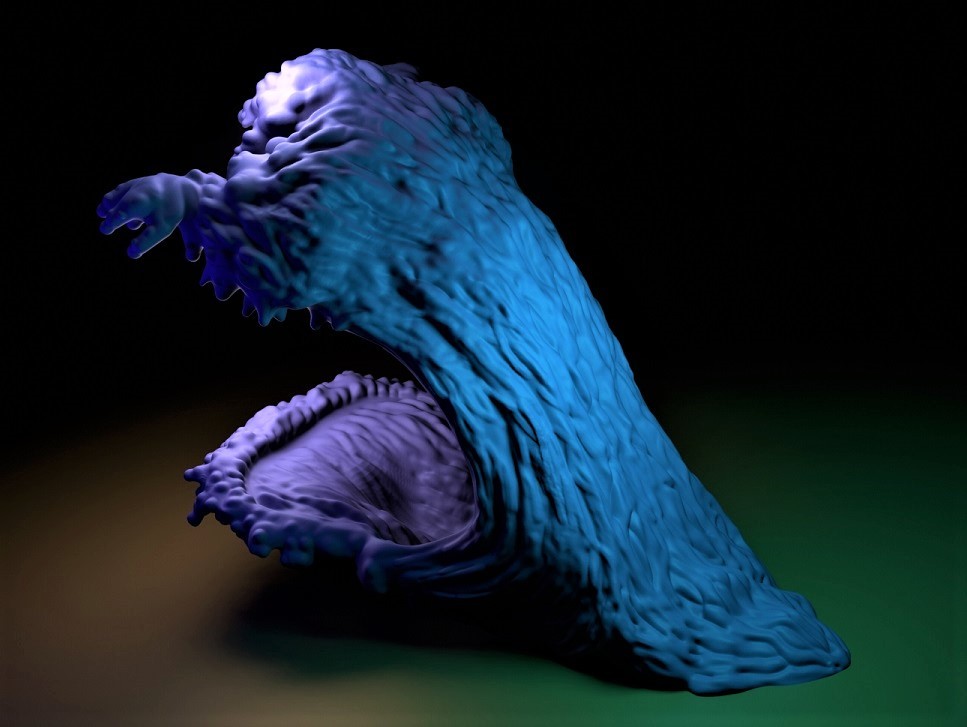 Free STL file Water Elemental・Template to download and 3D print・Cults