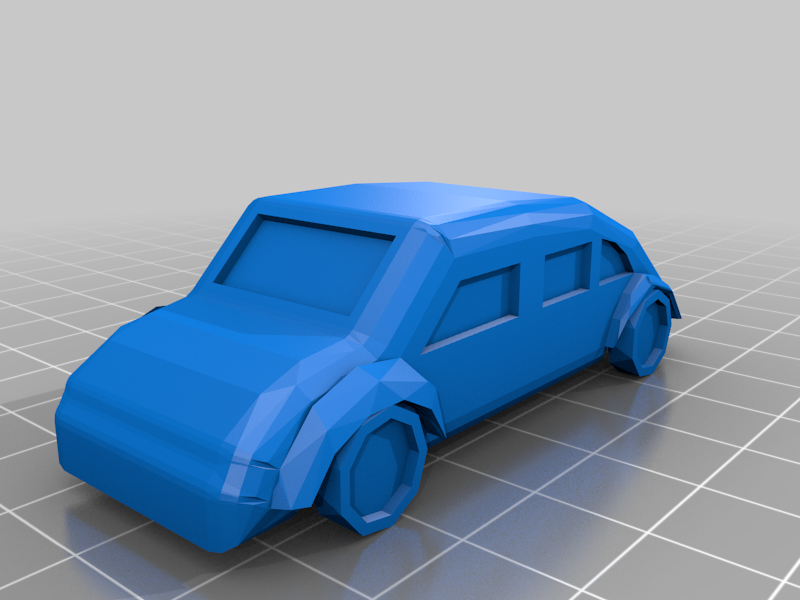 Free 3D file H0/187 Scale Police car・3D printer model to download・Cults