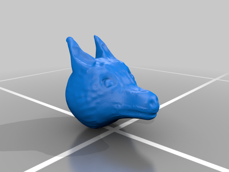 Free 3D file Doghead・3D printing template to download・Cults