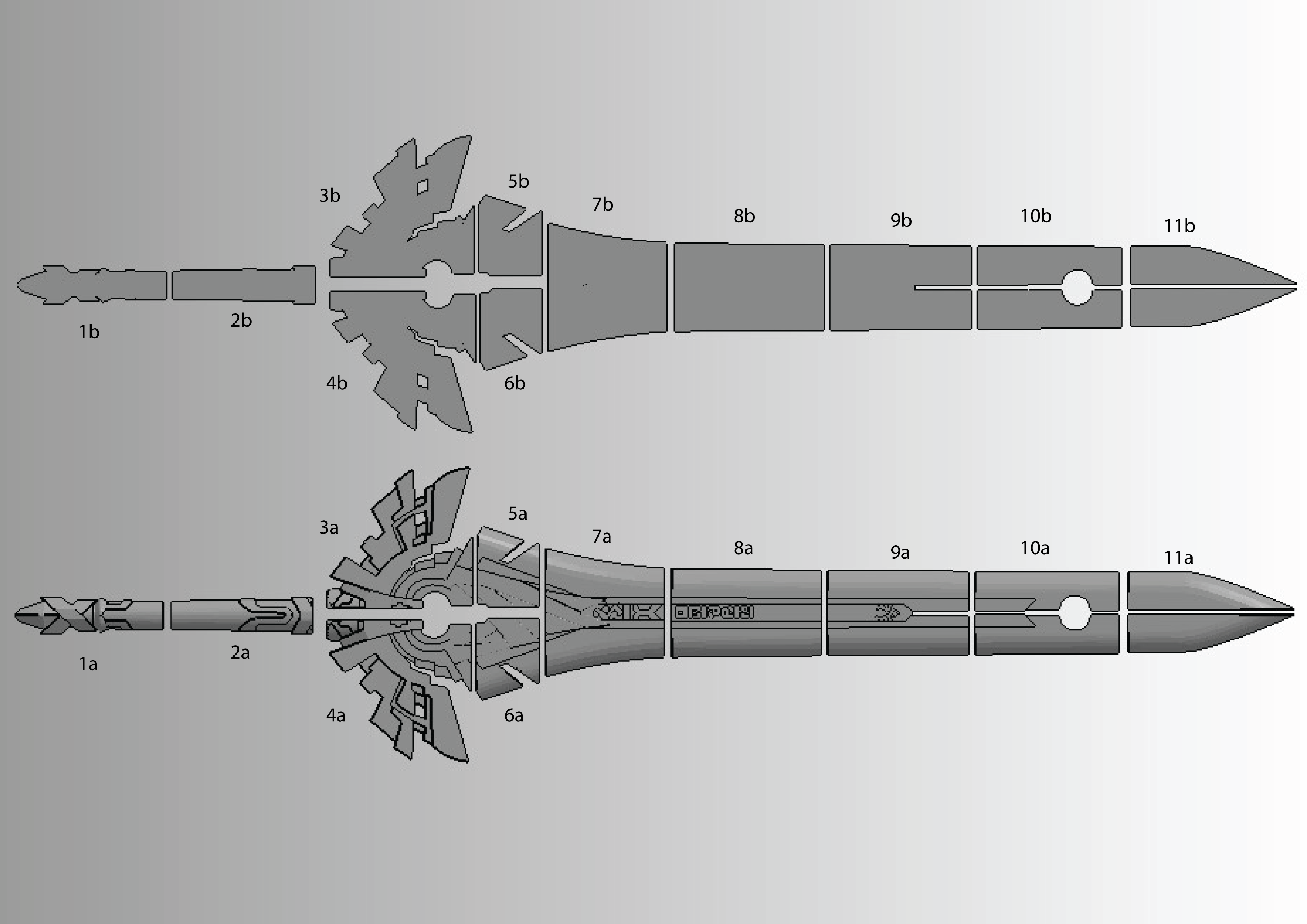 STL file Genshin Impact - Skyward Pride・3D print design to download・Cults