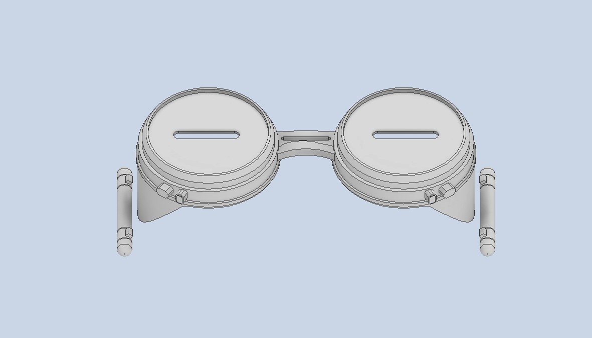 STL file League of Legends Arcane Jinx Goggles・3D print design to