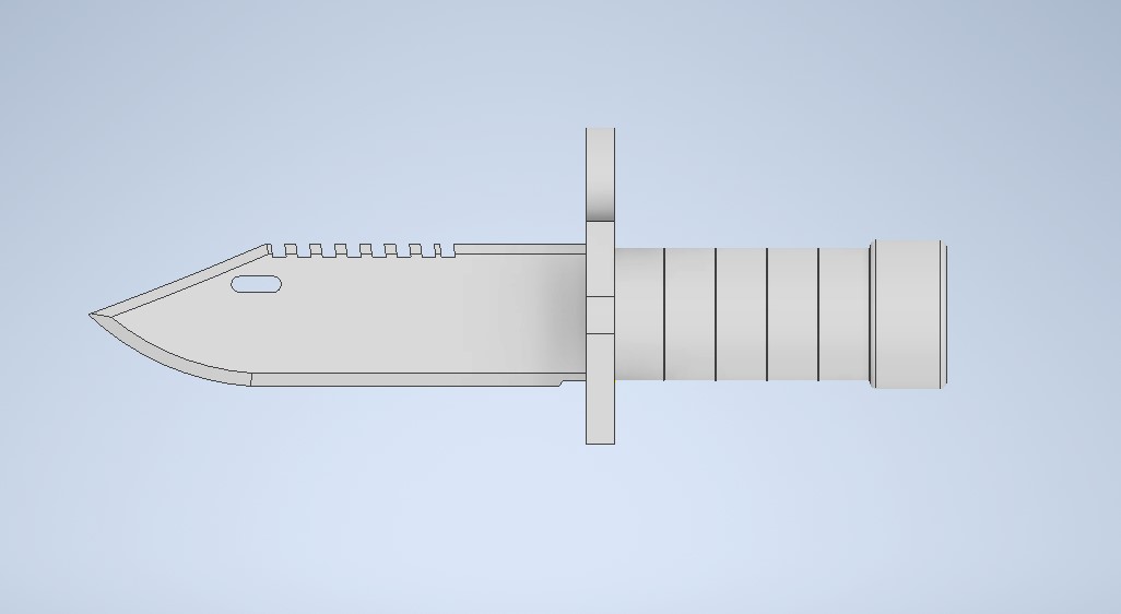 Free STL file Random - Bayonet・3D print model to download・Cults