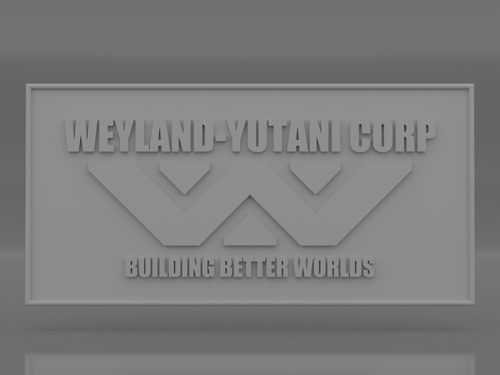 Free STL file weylandyutani corp poster・3D print design to download・Cults