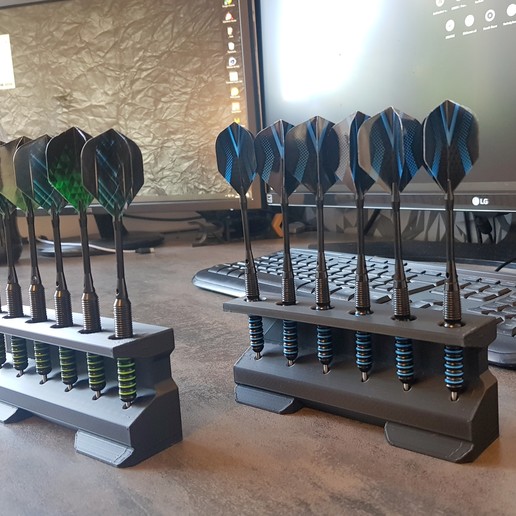 Download free 3D model Dart Holder Dart Rackstand for soft and steel