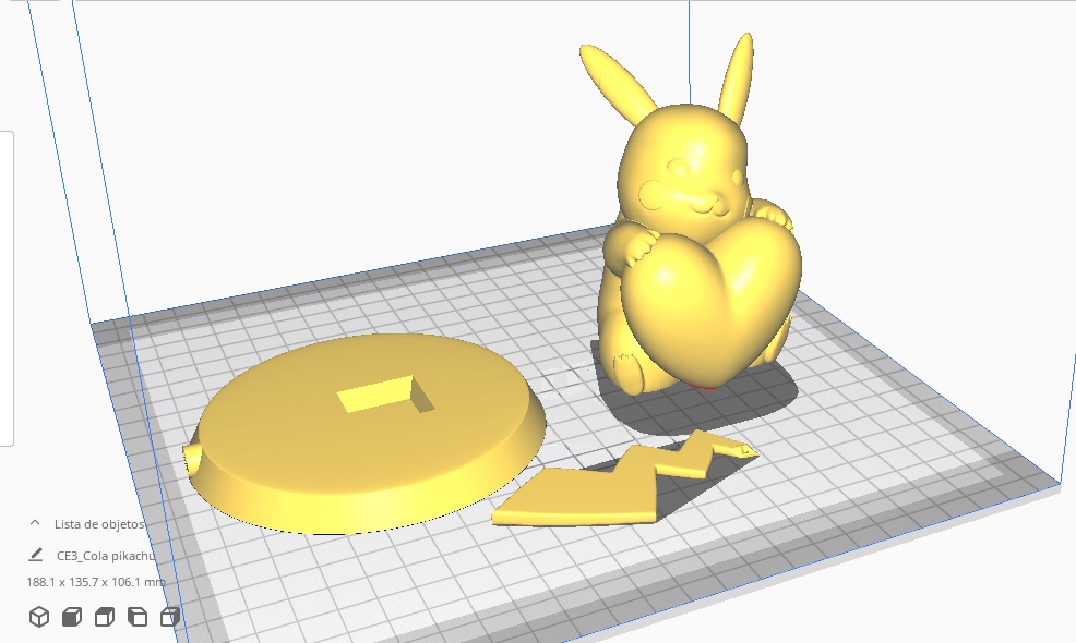 STL file Pikachu in love・Template to download and 3D print・Cults