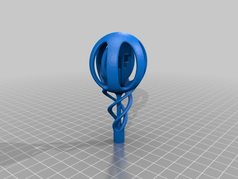 Free 3D file MonoPrice Select Mini extruder top spinner 🔝・3D print ...