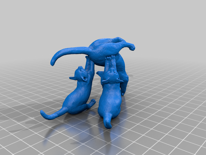 Free STL file Cat Pyramidă»3D printing design to downloadă»Cults