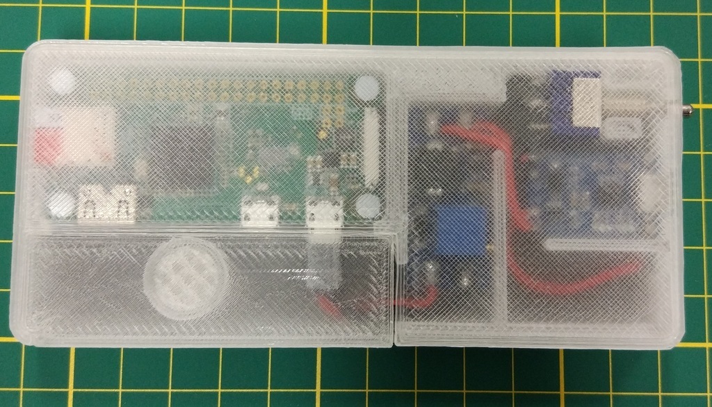 Free 3D file Portable case with battery for Raspberry Pi Zero W・3D