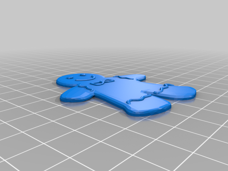 Gingerbread man Gingerbreadman 3D model
