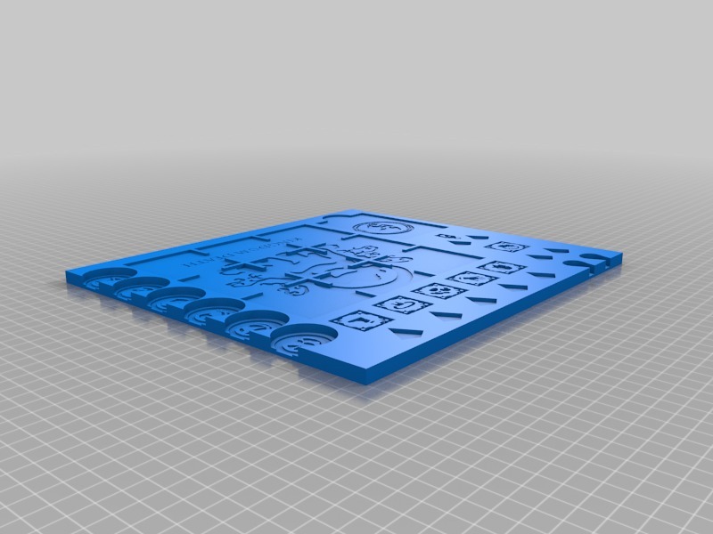 Free 3D file Kingdom Death Monster Gear Grid 👹・3D printing template to ...