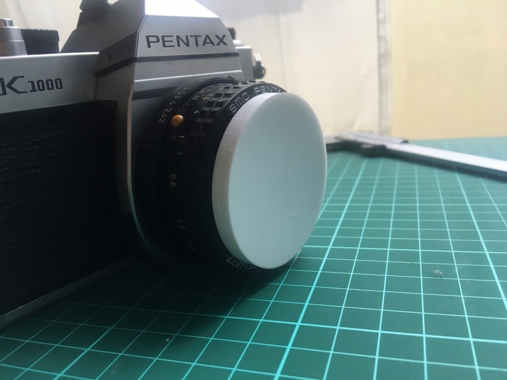 Fichier 3D gratuit Pentax K1000 50mm Lens cap 🧢・Idée pour impression 3D