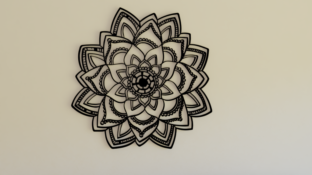 Free 3D file Mandala wallArt・3D printable model to download・Cults