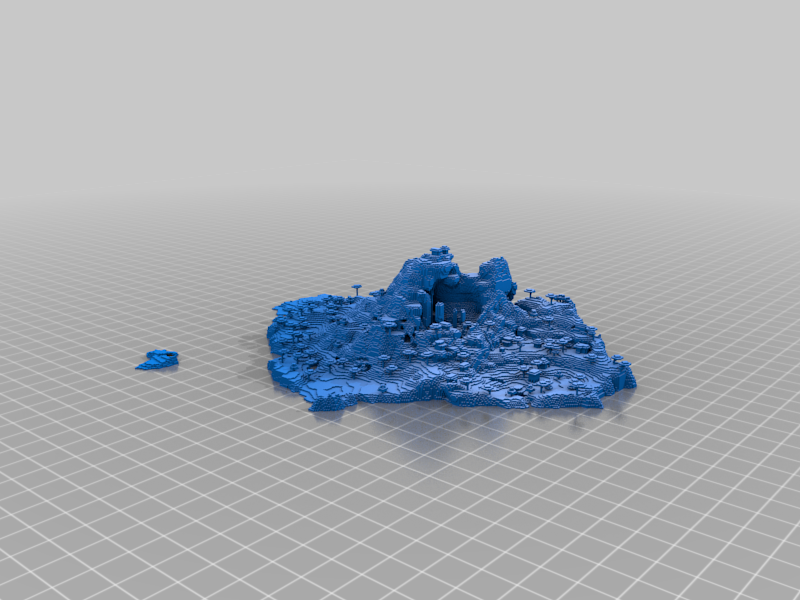 Free 3D file Minecraft Island II・3D printable model to download・Cults