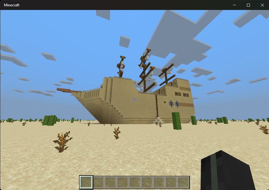 Free 3D file Minecraft Ship・3D printer design to download・Cults