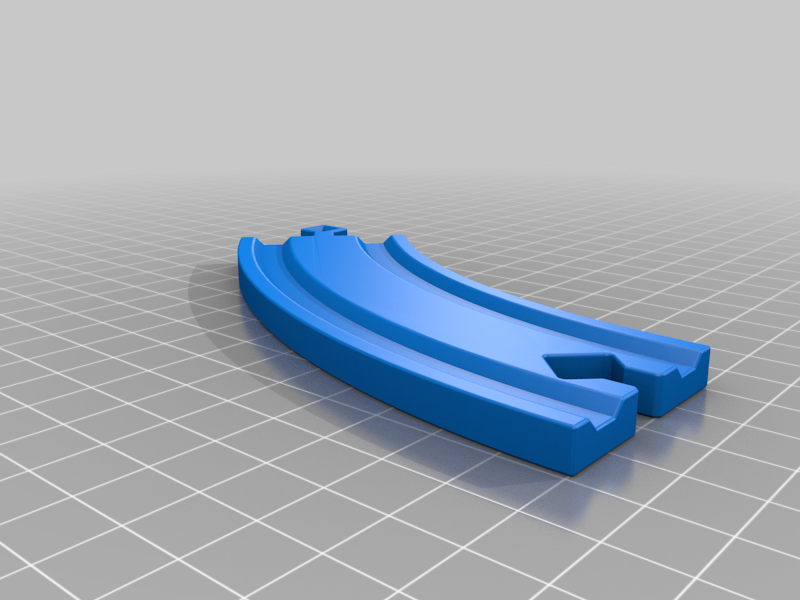 Free 3D file Train Track - Right Turn・3D printable design to download・Cults