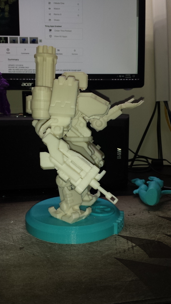 Free 3D file Bastion - Overwatch 🧸・3D print design to download・Cults