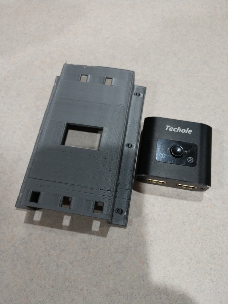 Free 3D file Techole HDMI Selector mount・3D print design to download・Cults