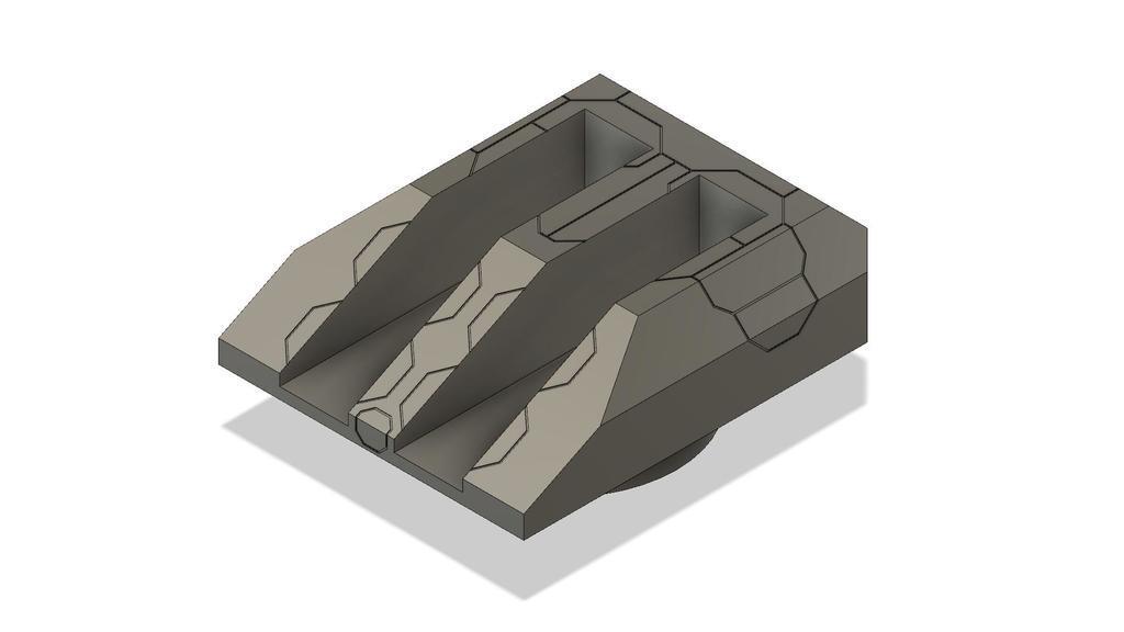 Turret Size STL file Railgun Turret・3D print model to download・Cults