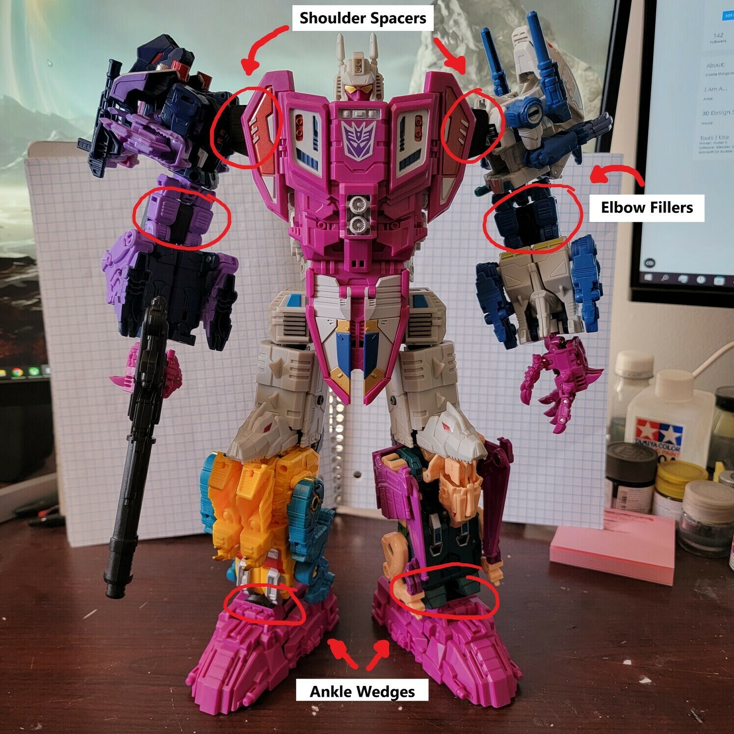 Free 3D file Transformers Abominus Upgrade kit (Power of the Primes