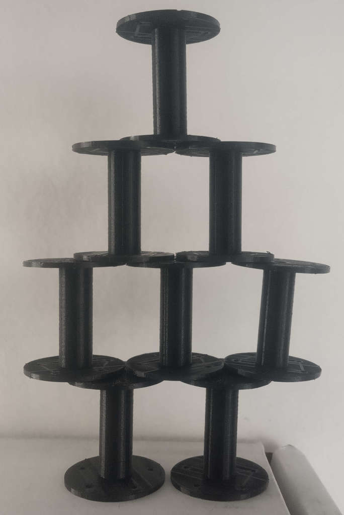 Free STL file Mini Spool for wrapping wireă»3D printer design to ...