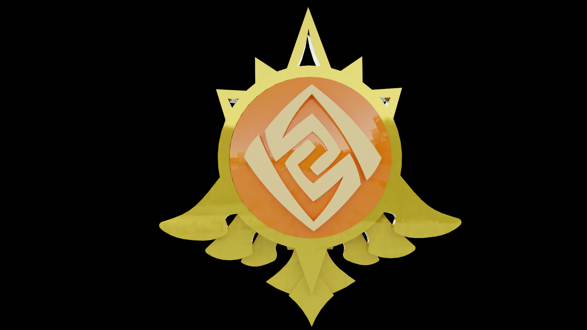 Fichier STL Vision Mondstadt Impact Geo Genshin 🎲・Idée pour