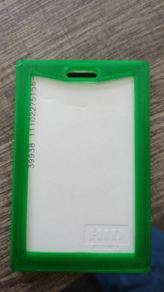 Free 3D file 2mm ID badge holder・3D print design to download・Cults