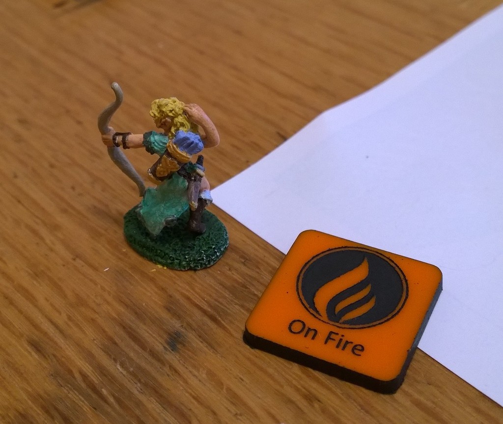 Fire Indicator Token 3D model