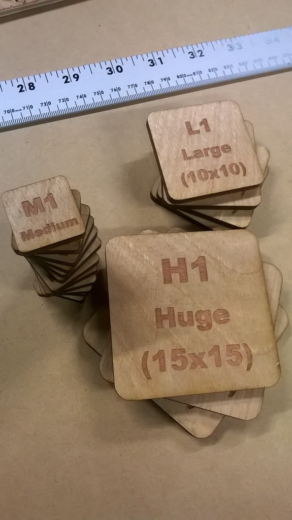 Miniature Sizing Tokens 3D model