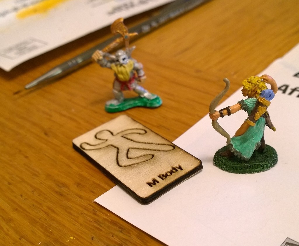 Chalk Outlines for Medium-sized Creatures 3D model