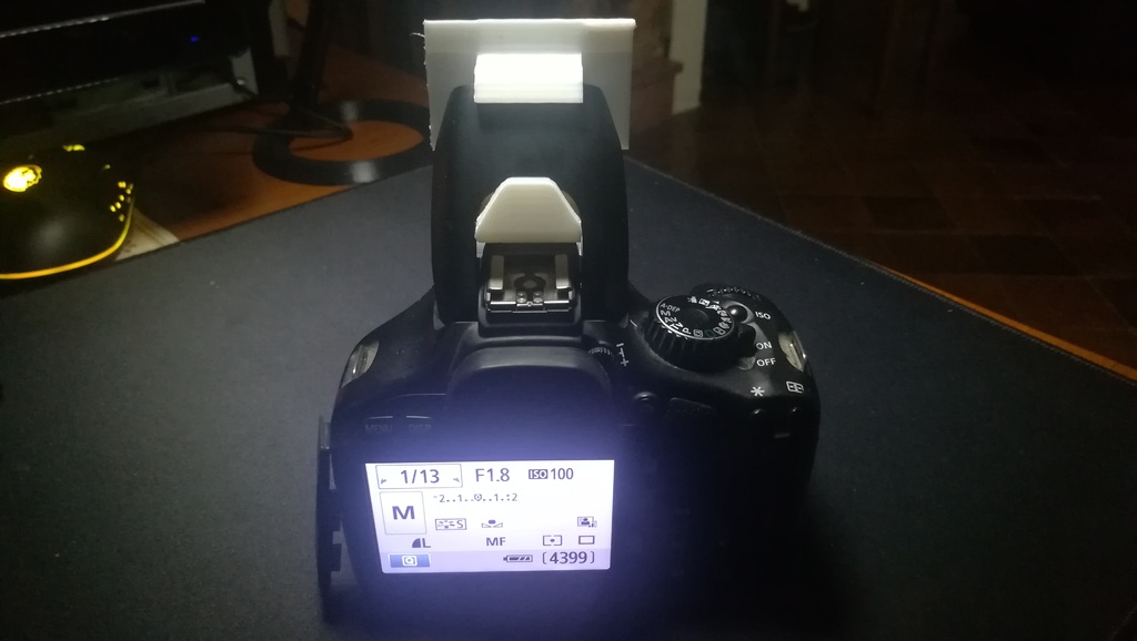 Free 3D file Diffuser flash Canon 550D・3D printer model to download・Cults