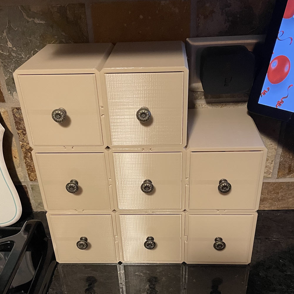 Modular Organizer System 3D model