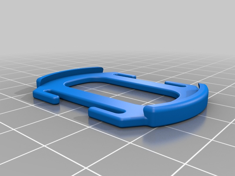 Free 3D file MOLLE holder for 49mm82mm lens cap set・3D printing