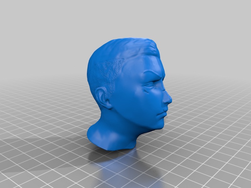 Бесплатный 3D файл Скульптура лица・Объект для скачивания и 3D печати・Cults