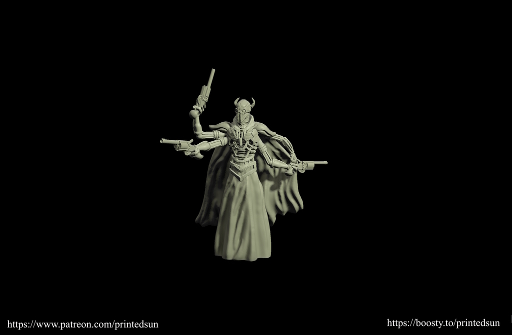Free 3D file Thri-Kreen Artificer 🎨・Template to download and 3D print・Cults