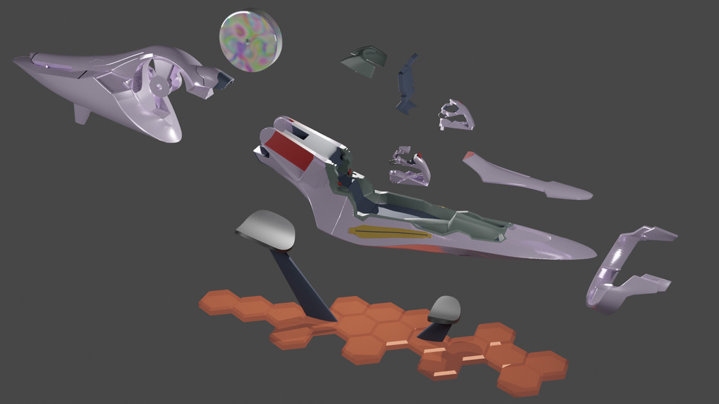 STL file Neo Genesis Evangelion Entry Plug Pilot Seat The Soul Throne