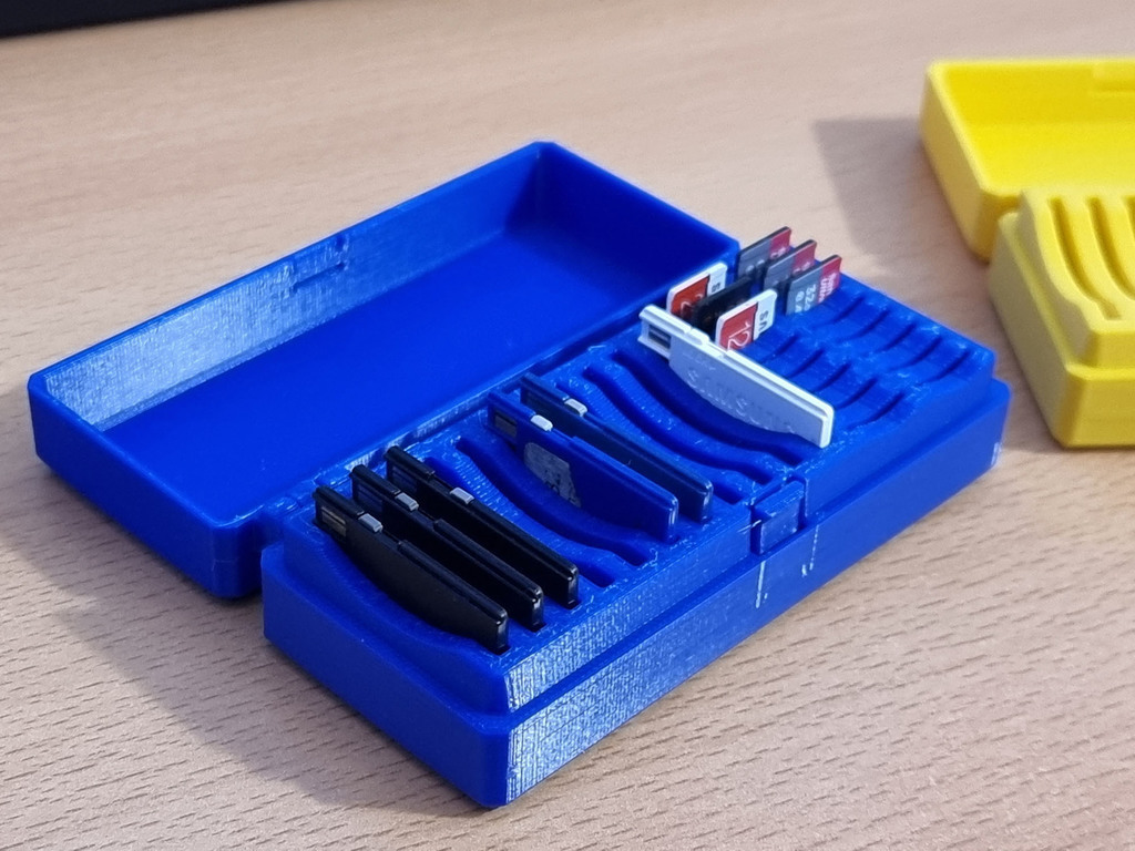Boîtier De Rangement ICY Box IB-AC620-SD Pour 12 Cartes Mémoire | Étui Noir Avec Fermeture à Clip