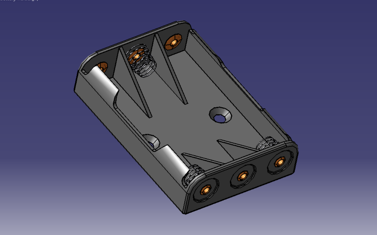 STL file AAA battery holder・3D print model to download・Cults